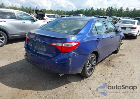 2014 Toyota Corolla S Plus z USA, uszkodzony, nr VIN 2T1BURHE9EC205878